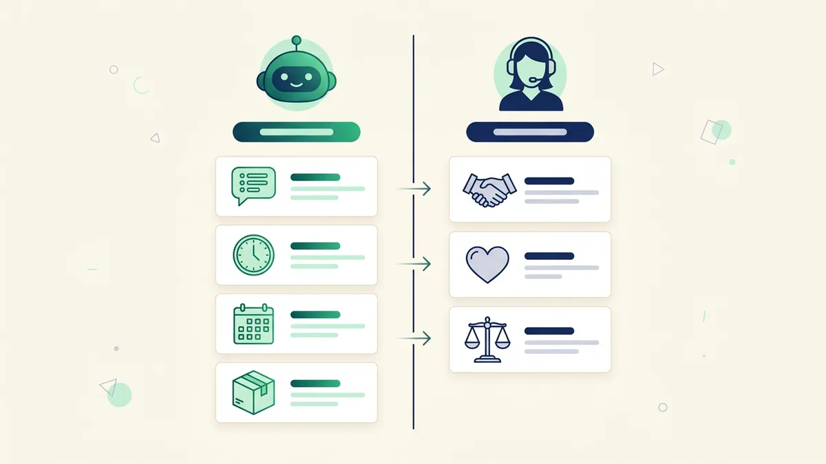 o que automatizar com chatbot no WhatsApp e o que deixar para o atendimento humano
