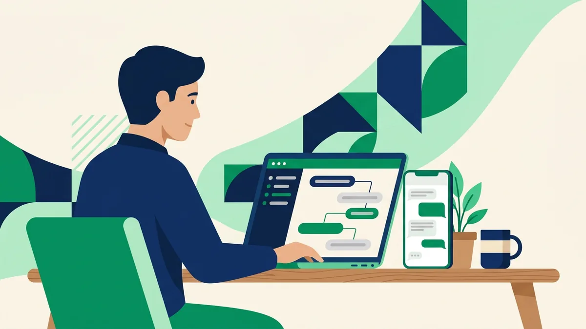criando chatbot para WhatsApp sem programar em um builder visual no-code
