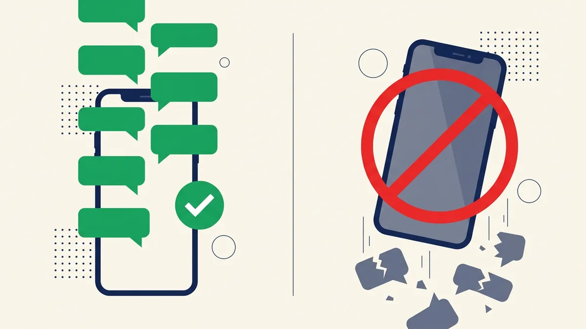 enviar mensagem em massa no whatsapp sem ser banido — canal oficial versus ferramenta paralela bloqueada