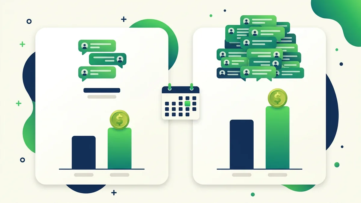 Custo mensal de chatbot para WhatsApp em cenários de 1.000 e 5.000 conversas