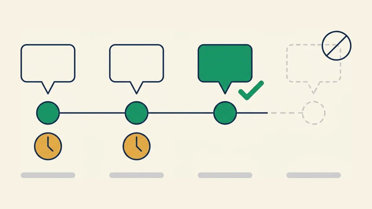 como funciona o follow-up automático no WhatsApp com cancelamento na resposta