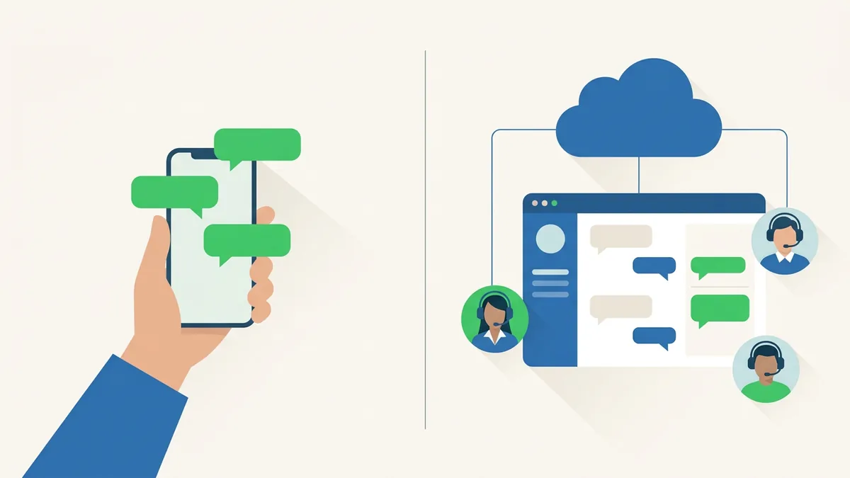 comparação entre WhatsApp Business App e API oficial do WhatsApp