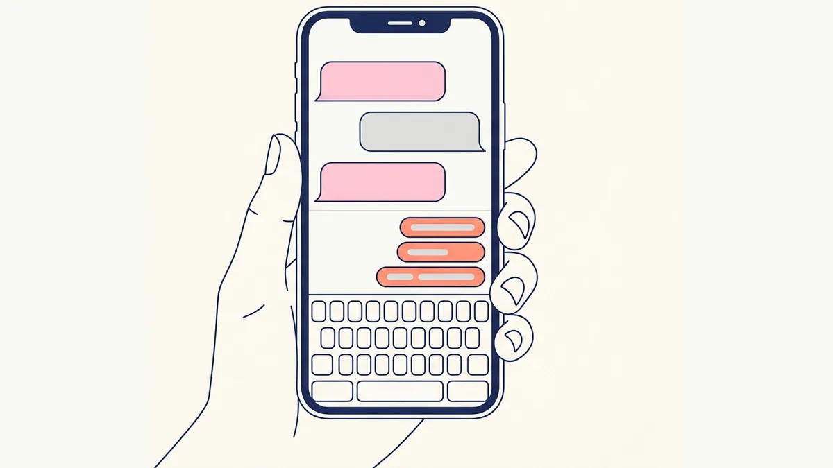 resposta rápida no Instagram sugerida como atalho acima do teclado no Direct