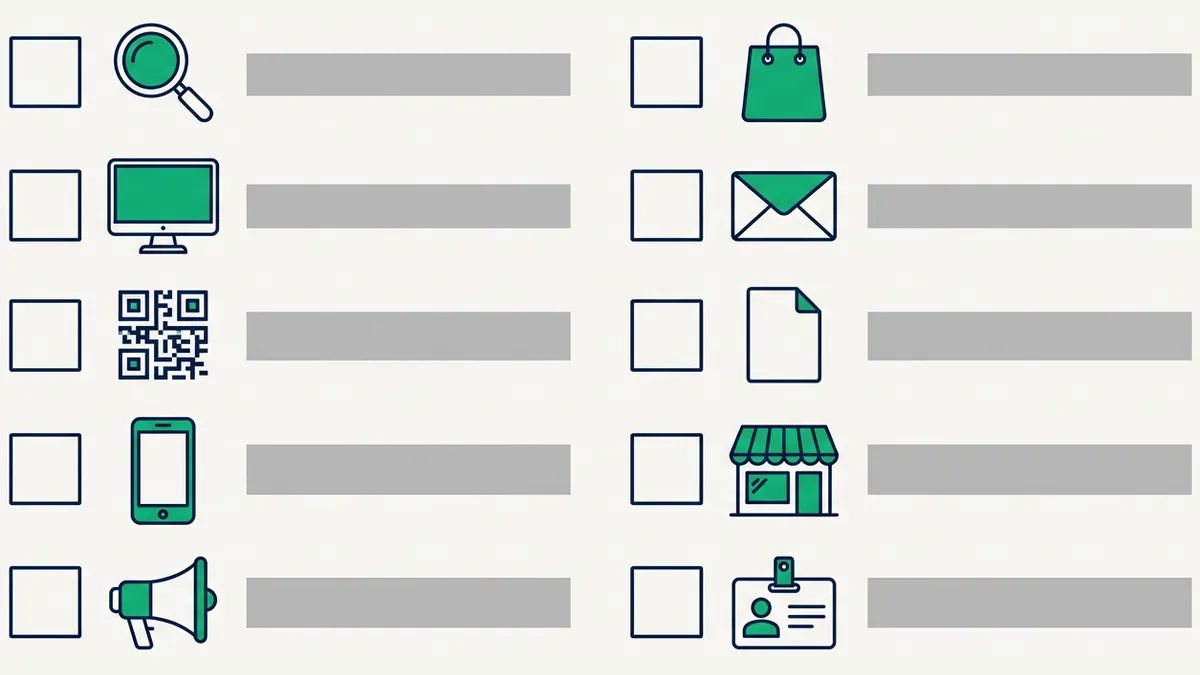checklist dos lugares onde atualizar o número de telefone da empresa