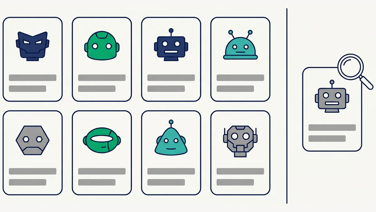 comparação de chatbots para WhatsApp em ordem alfabética com a plataforma do autor separada