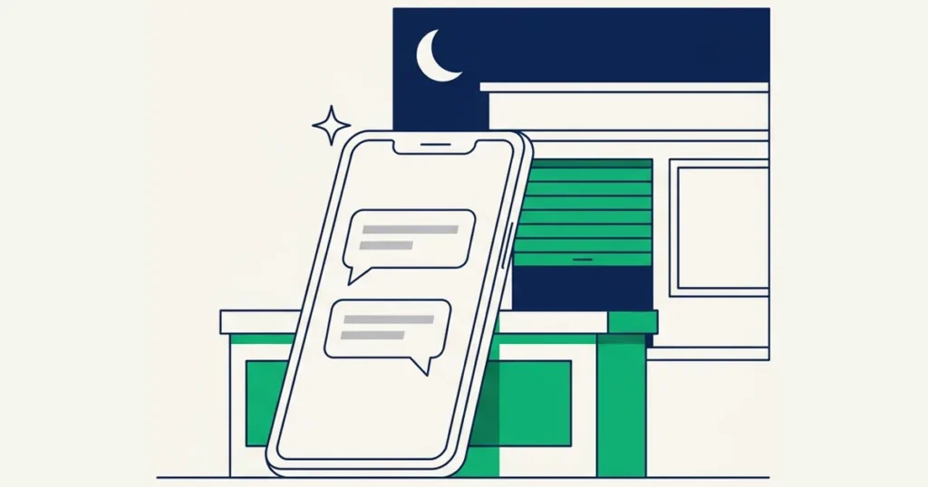 IA para WhatsApp Business atendendo clientes fora do horário comercial