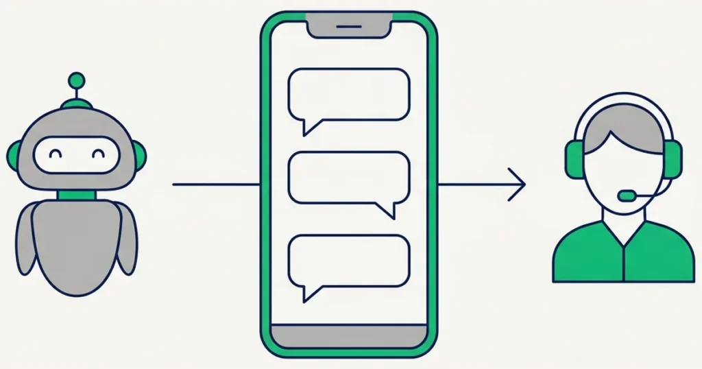 comparativo dos melhores chatbots para WhatsApp com passagem para atendente humano