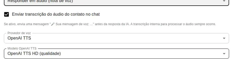 Configuração de transferência por departamento